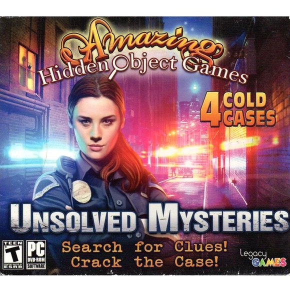 Amazing Hidden Objects Games: Unsolved Mysteries (PC-DVD, 2014) - NEW Jewel Case - Picture 1 of 2